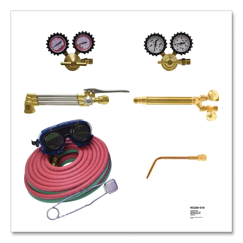 V-Style Medium Duty Welding, Brazing, Cutting Outfits