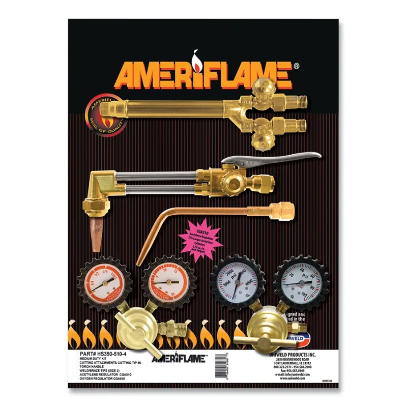 V-Style Medium Duty Welding, Brazing, Cutting Outfits, without Accessories