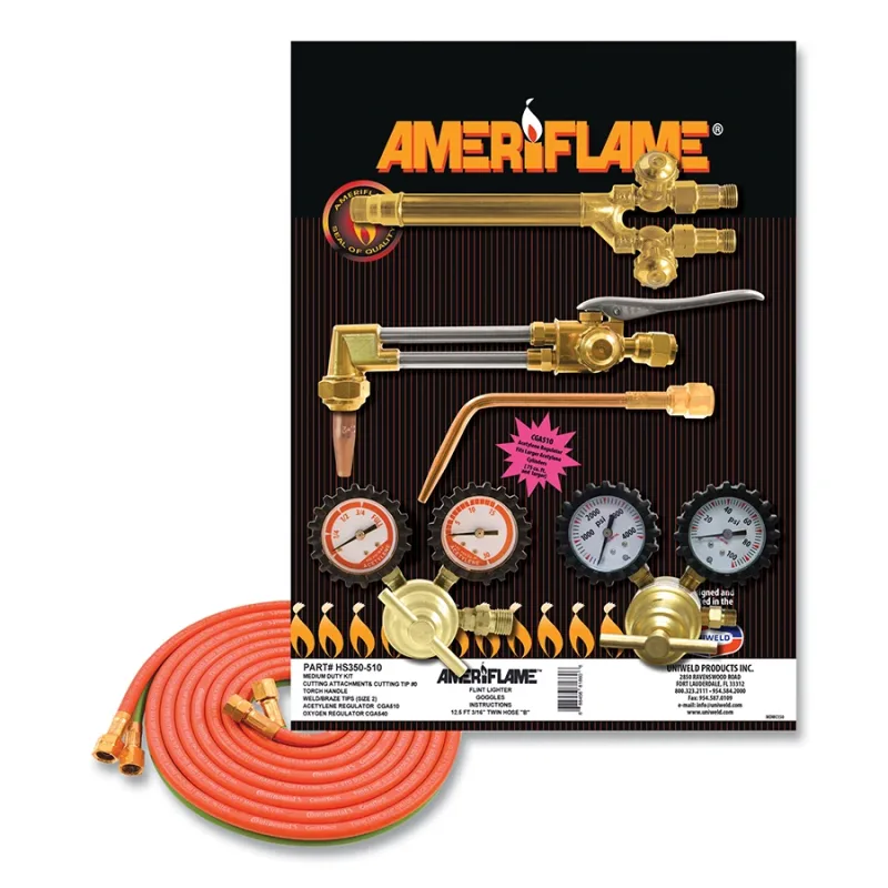 V-Style Medium Duty Welding, Brazing, Cutting Outfits