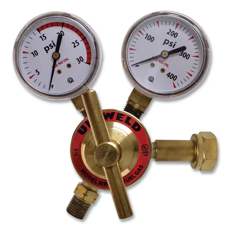 Single Stage Regulator - MR82 Series, Acetylene, CGA 250, 2 to 15 psig Delivery, 3000 psig Inlet
