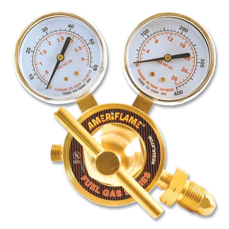 V-Style Heavy-Duty Single Stage Industrial Gas Pressure Regulator, LP Gas/Propane