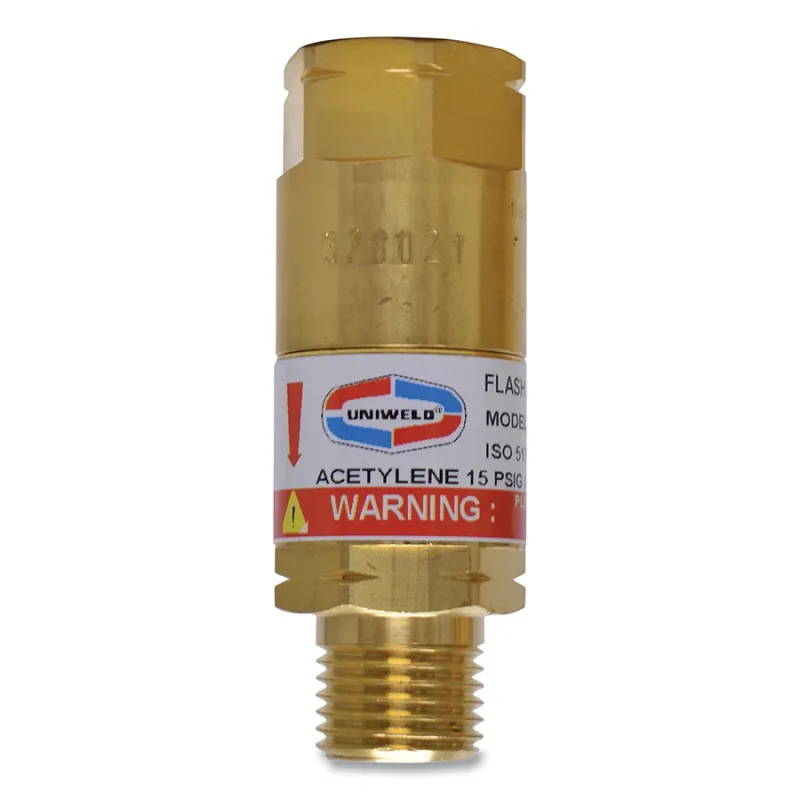 Flashback Arrestor, Fuel, Filtered Regulator Single, 9/16 in-18 (B)