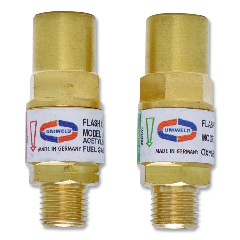 Flashback Arrestor, Fuel/Oxygen, Filtered Regulator Set, 9/16 in-24 (A)