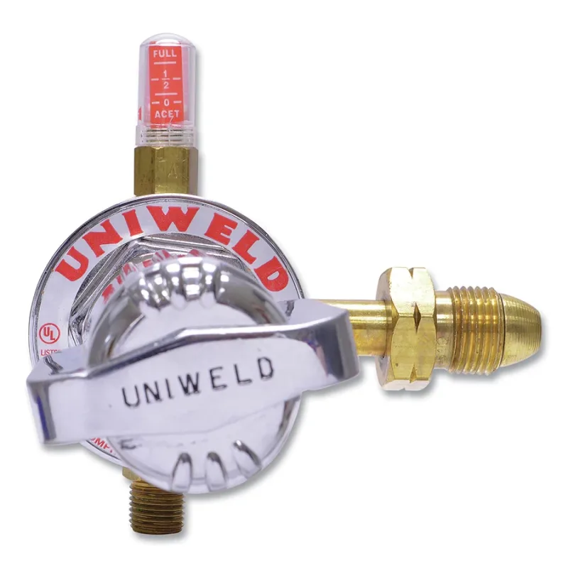 Single Stage Regulator - RHG Gaugeless Series, Acetylene, CGA 510, 2 to 15 psig Del, 3000 psig Inlet