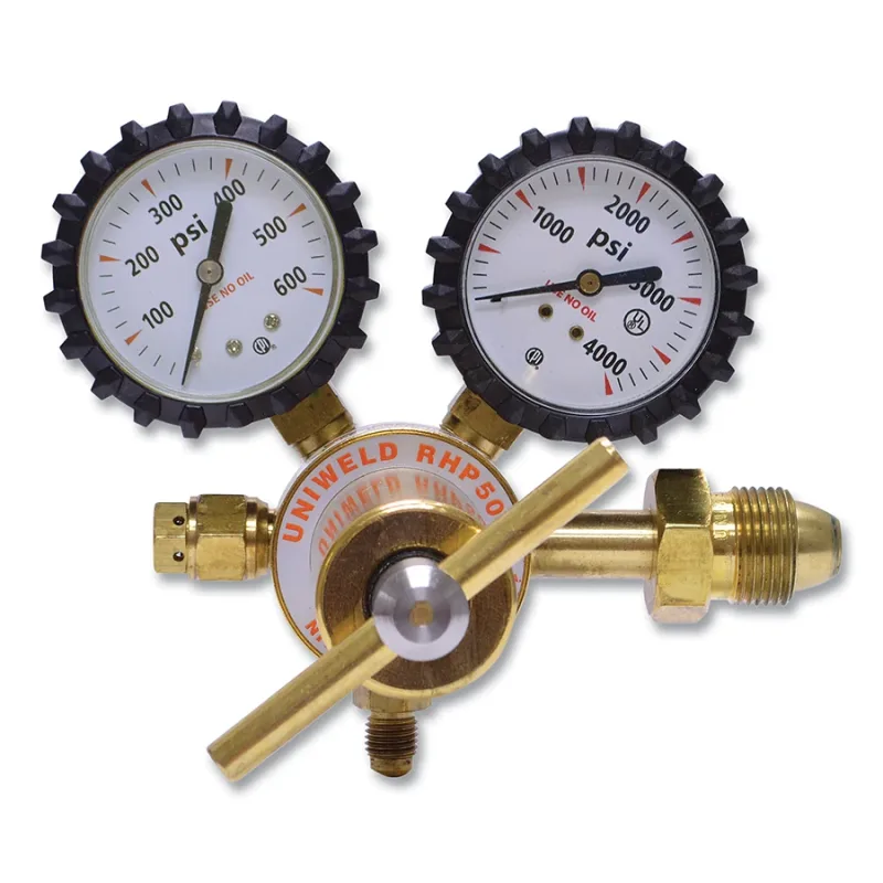 Single Stage Regulator - RHP Series, Nitrogen, CGA 580, 20 to 500 psig Delivery, 3000 psig Inlet