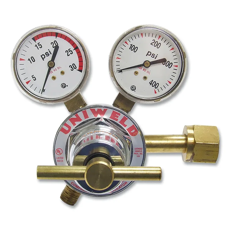 Two Stage Regulator - RHT80 Series, Acetylene, CGA 300, 2 to 15 psig Delivery, 3000 psig Inlet