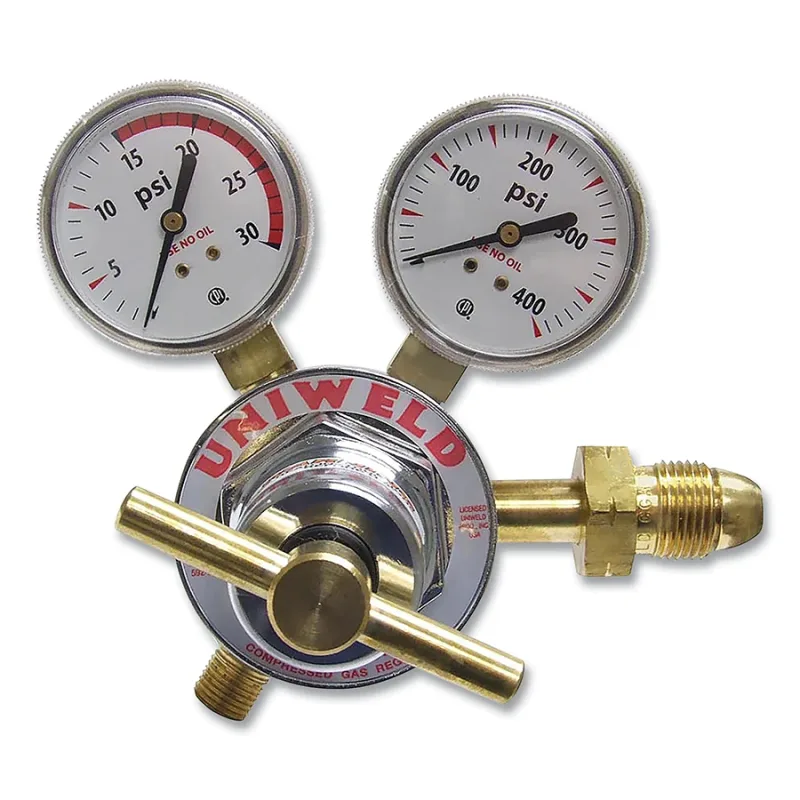 Two Stage Regulator - RHT80 Series, Acetylene, CGA 510, 2 to 15 psig Delivery, 3000 psig Inlet