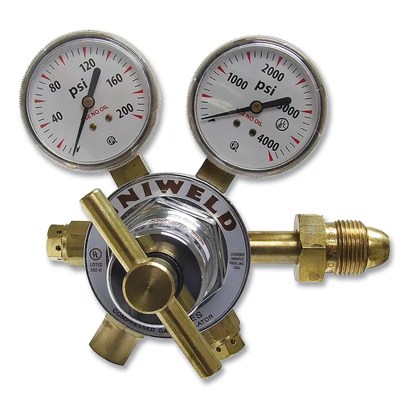 Two Stage Regulator - RHT80 Series, Argon, CGA 580, 5 to 125 psig Delivery, 3000 psig Inlet
