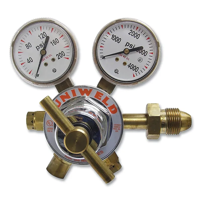 Two Stage Regulator - RHT80 Series, Nitrogen, CGA 580, 5 to 125 psig Delivery, 3000 psig Inlet