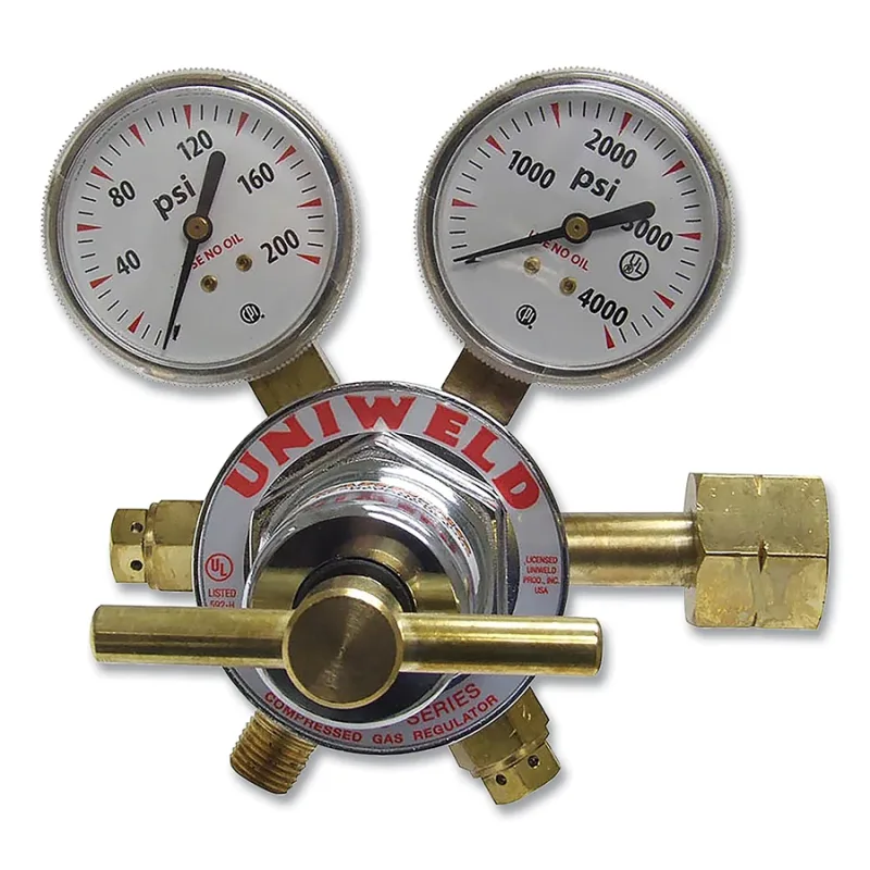 Two Stage Regulator - RHT80 Series, Hydrogen, CGA 350, 5 to 125 psig Delivery, 3000 psig Inlet