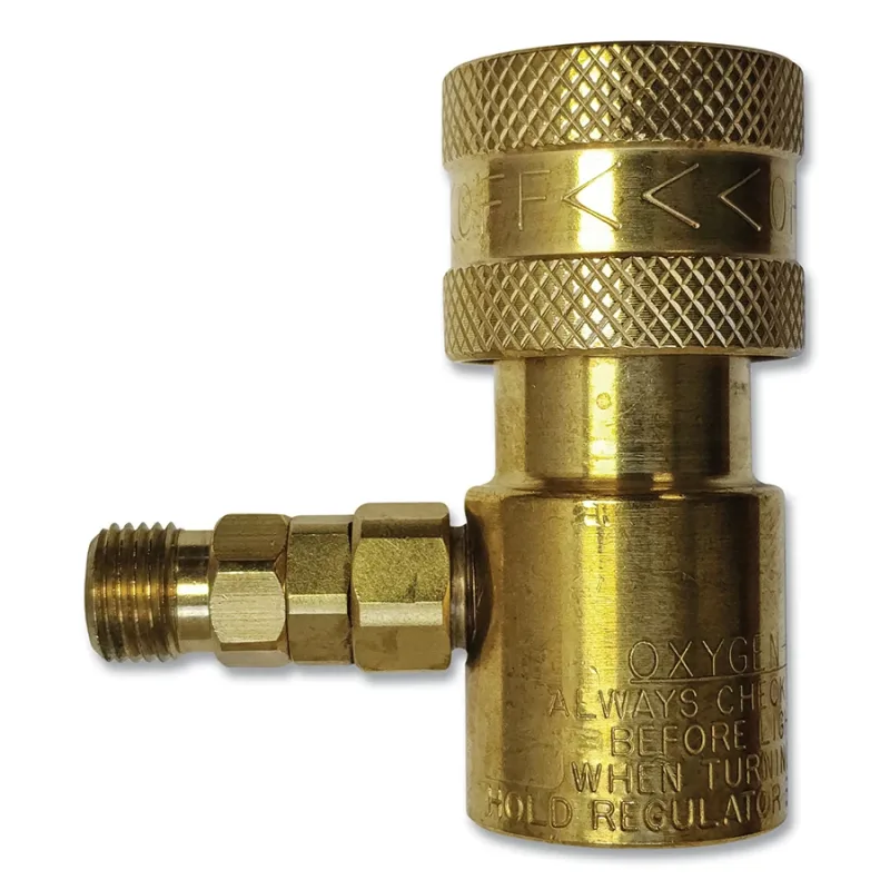 Artorch® Preset Disposable Cylinder Regulator, Oxygen, CGA 600, 5 to 125 psig Delivery, B Connection