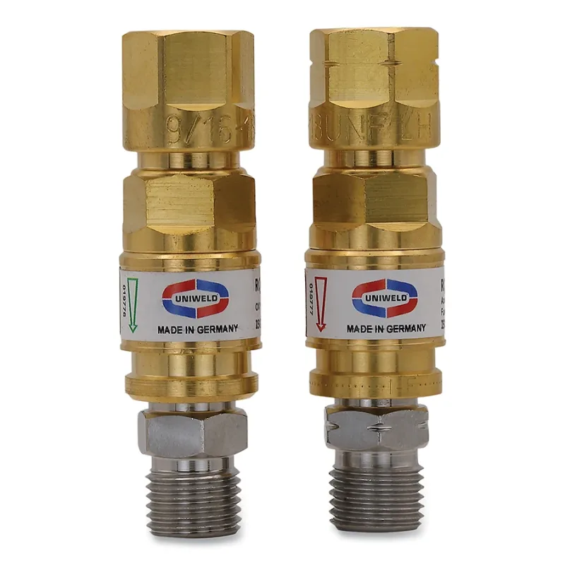 Quick Connect, Regulator-to-Hose, Brass, Fuel Gas/Oxygen