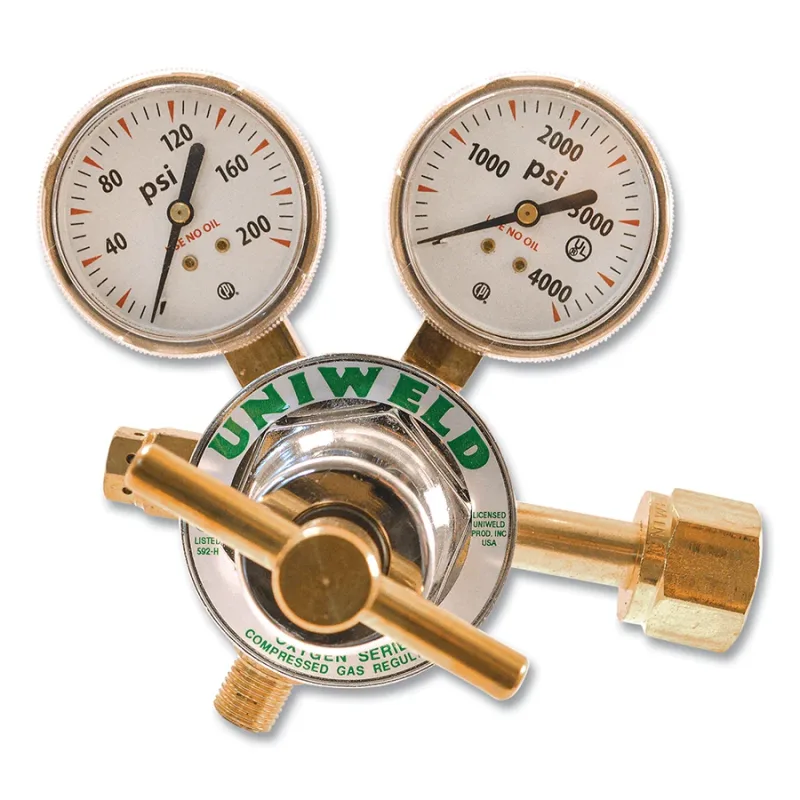 Single Stage Regulator - RUH82 Series, Oxygen, CGA 540, 5 to 125 psig Delivery, 3000 psig Inlet