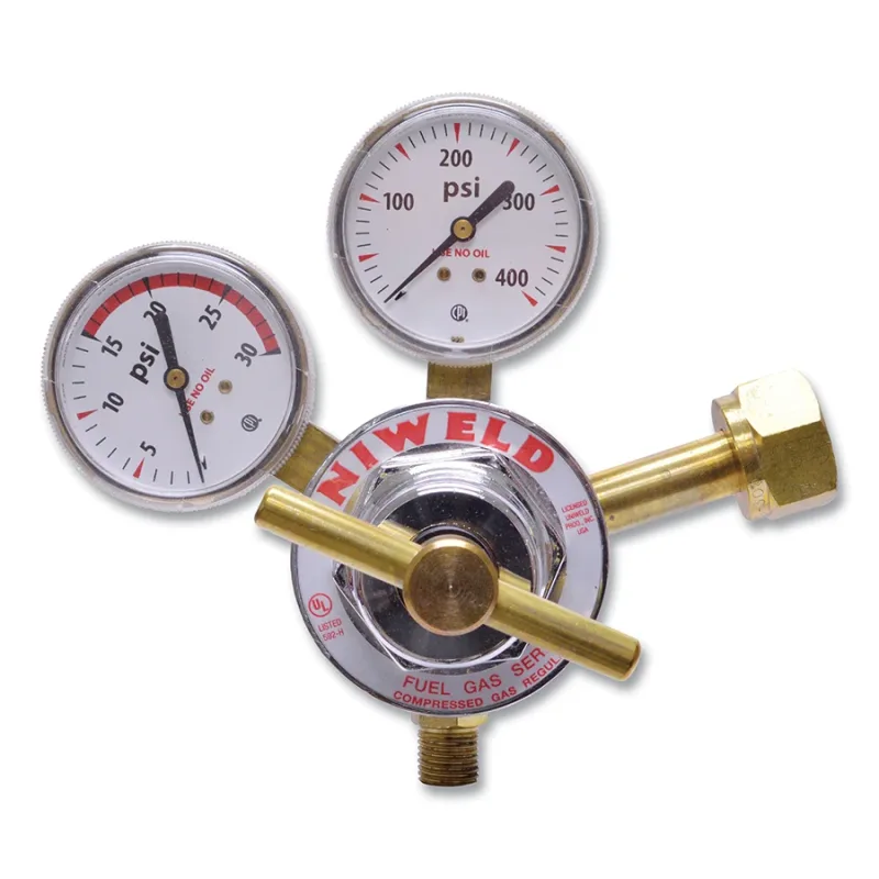 Single Stage Regulator - RUH82 Series, Acetylene, CGA 300, 2 to 15 psig Delivery, 3000 psig Inlet