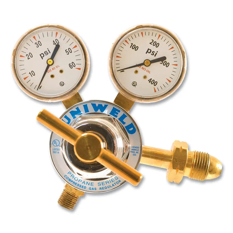 Single Stage Regulator - RUH82 Series, LPG and All Fuel Gases, CGA 510, 2 to 40 psig Delivery, 3000 psig Inlet