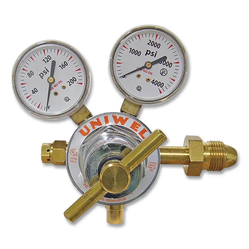 Single Stage Regulator - RUH82 Series, Nitrogen, CGA 580, 5 to 125 psig Delivery, 3000 psig Inlet