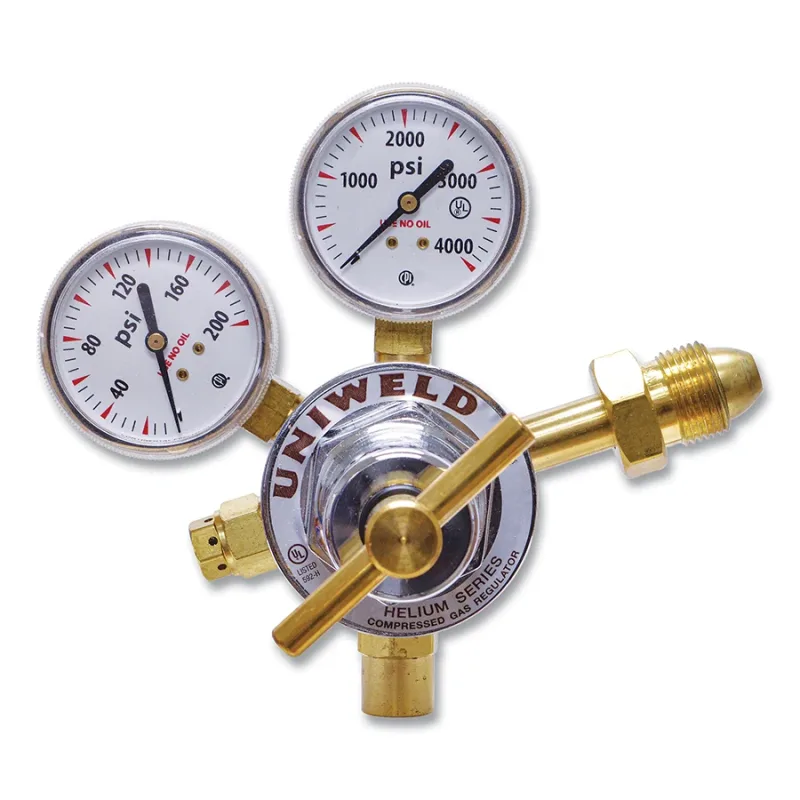 Single Stage Regulator - RUH82 Series, Helium, CGA 580, 5 to 125 psig Delivery, 3000 psig Inlet