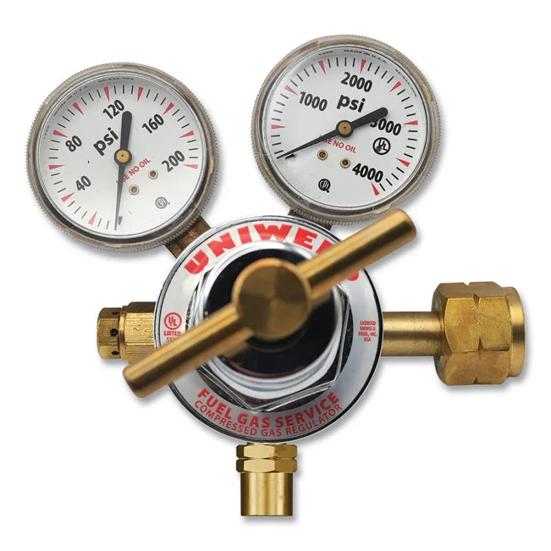 Single Stage Regulator - RUH82 Series, Air, CGA 346, 5 to 125 psig Delivery, 3000 psig Inlet
