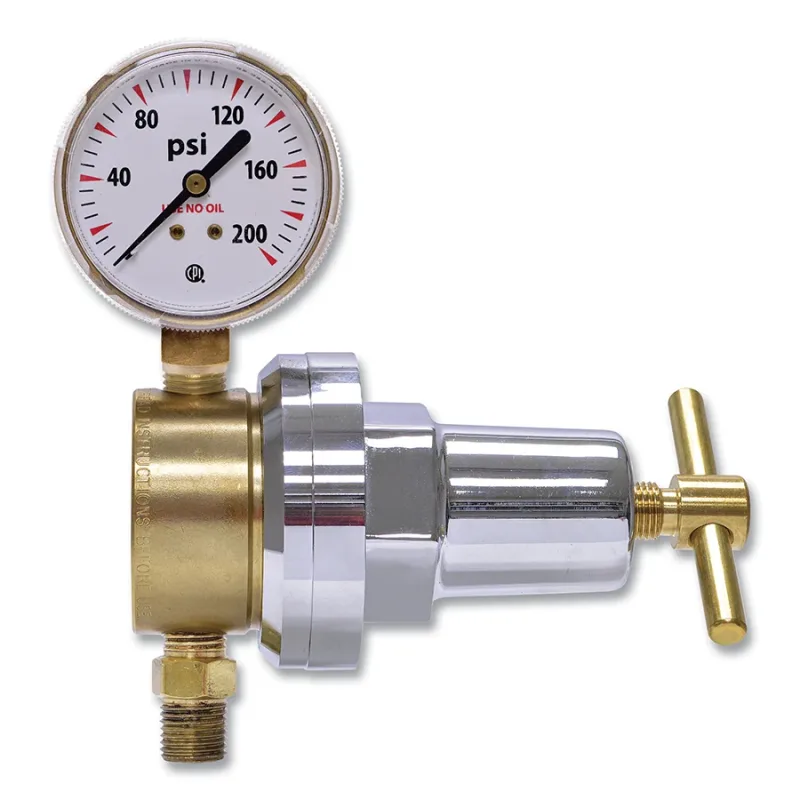 Single Stage Regulator - RUHL Series, Oxygen, CGA 540, 5 to 125 psig Delivery, 350 psig Inlet