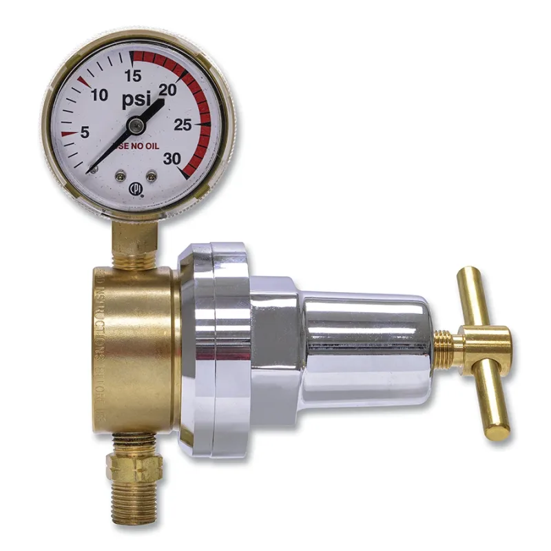 Single Stage Regulator - RUHL Series, Acetylene, CGA 510, 2 to 15 psig Delivery, 350 psig Inlet