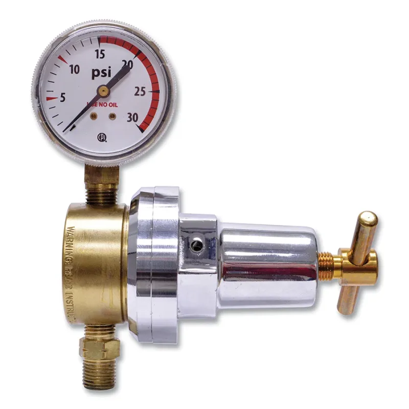 Single Stage Regulator - RUHS Series, Acetylene, CGA 025, 2 to 15 psig Delivery, 200 psig Inlet