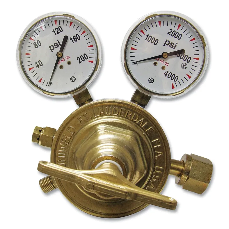 Single Stage Regulator - RV80 Series, Oxygen, CGA 540, 5 to 125 psig Delivery, 3000 psig Inlet