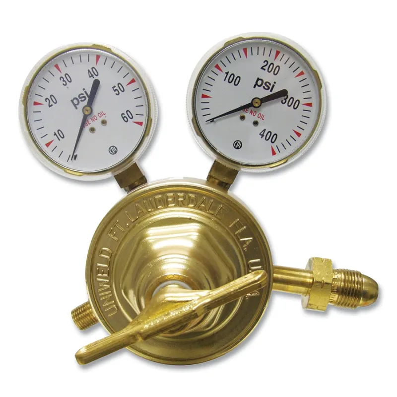 Single Stage Regulator - RV80 Series, LPG and All Fuel Gases, CGA 510, 2 to 40 psig Delivery, 3000 psig Inlet