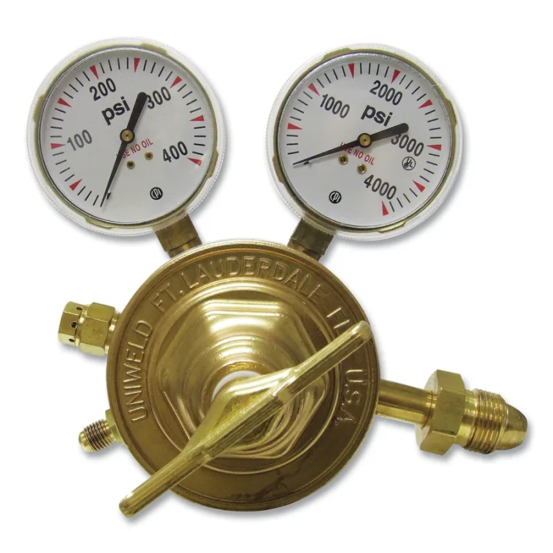 Single Stage Regulator - RV80 Series, Nitrogen, CGA 580, 10 to 300 psig Delivery, 3000 psig Inlet