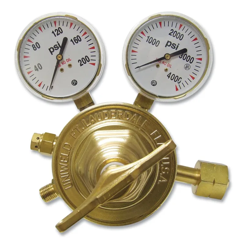Single Stage Regulator - RV80 Series, Hydrogen, CGA 350, 5 to 125 psig Delivery, 3000 psig Inlet