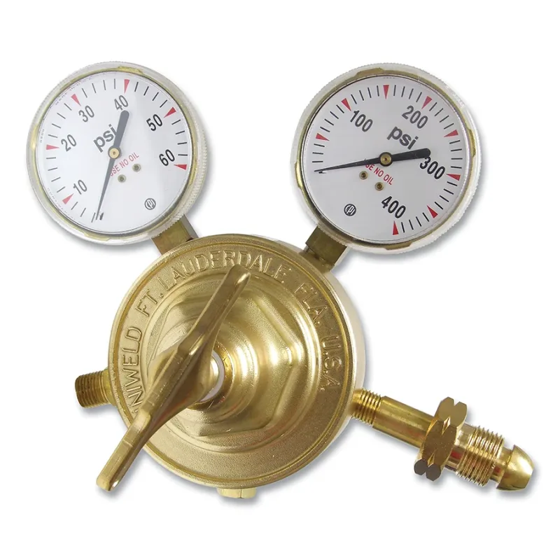Two Stage Regulator - RVT80 Series, LPG and All Fuel Gases, CGA 510, 2 to 40 psig Delivery, 3000 psig Inlet