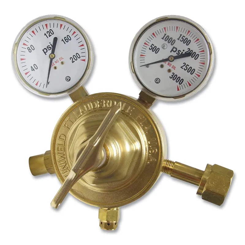 Two Stage Regulator - RVT80 Series, Carbon Dioxide, CGA 320, 5 to 125 psig Delivery, 3000 psig Inlet