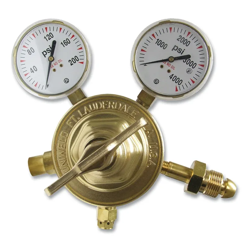 Two Stage Regulator - RVT80 Series, Argon, CGA 580, 5 to 125 psig Delivery, 3000 psig Inlet