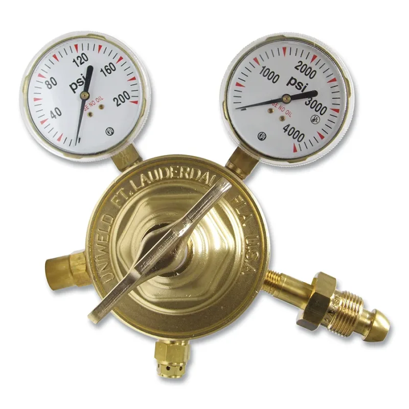Two Stage Regulator - RVT80 Series, Air, CGA 346, 5 to 125 psig Delivery, 3000 psig Inlet