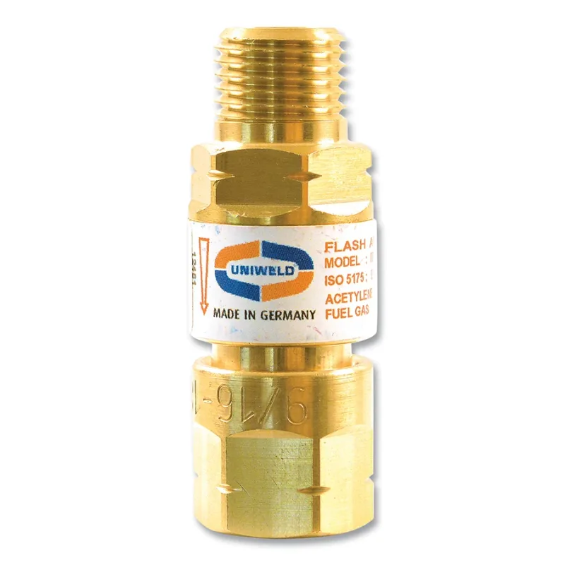 Flashback Arrestor, Fuel, Filtered Torch Single, 9/16 in-18 (B)