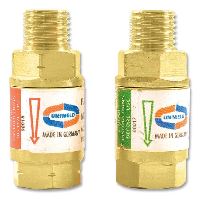 Flashback Arrestor, Fuel/Oxygen, Filtered Torch Set, 3/8 in-24 (A)