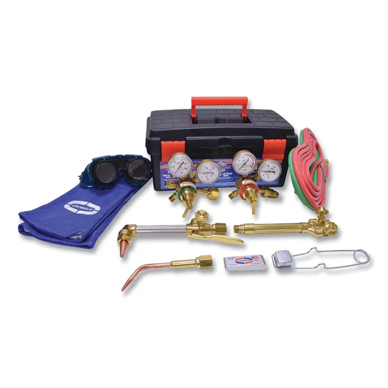 The Wurks® Cutting and Welding Outfit, A-Style, MR82 Series Regulators CGA510/CGA540, Medium-Duty, Oxyacetylene