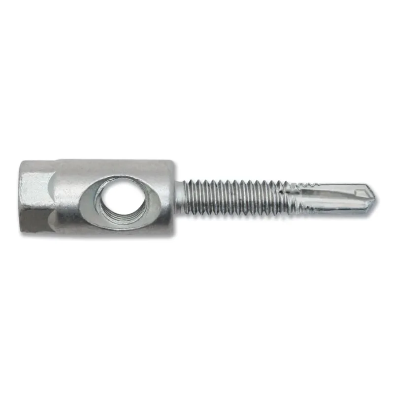 Suspender® Dual-Dir Rod Hanging Anchor-Steel, 3/8 in Dia, 1/4 in-20 x 1 in