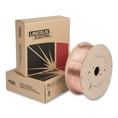 SuperArc® L-56® MIG Wire, 0.045 in dia, 44 lb Fiber Spool, Copper Coated Mild Steel