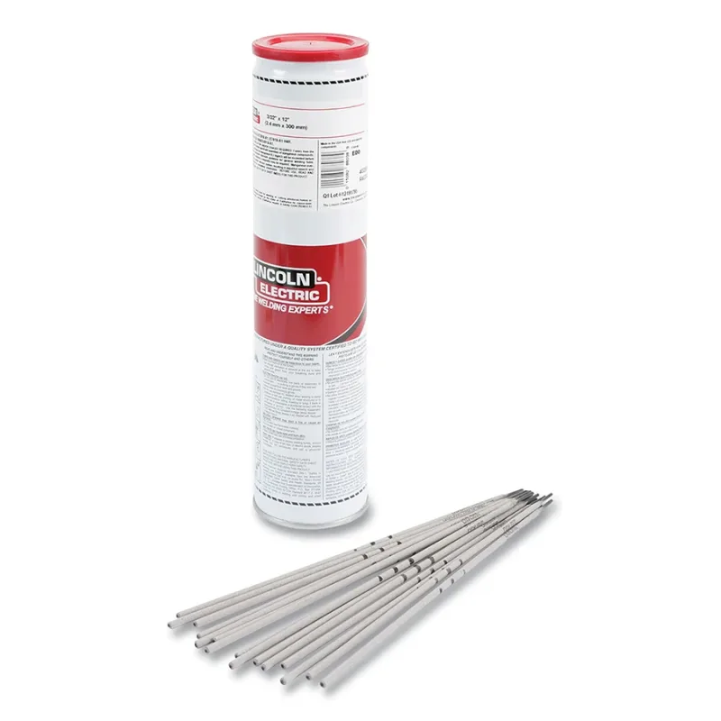 Excalibur® 7018-1 MR® Stick Electrode, 1/8 in dia x 14 in L, (3) 10 lb Easy Open Can, Mild Steel