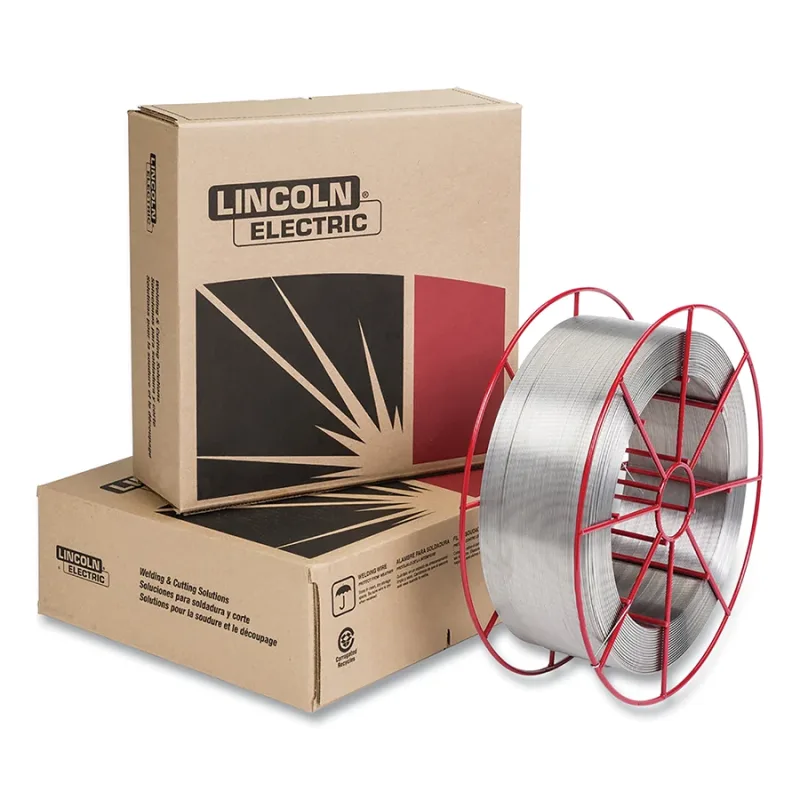 Lincoln® Red Max® 308LSi MIG Wire, 0.045 in dia, 33 lb PLW Steel Spool, Stainless Steel