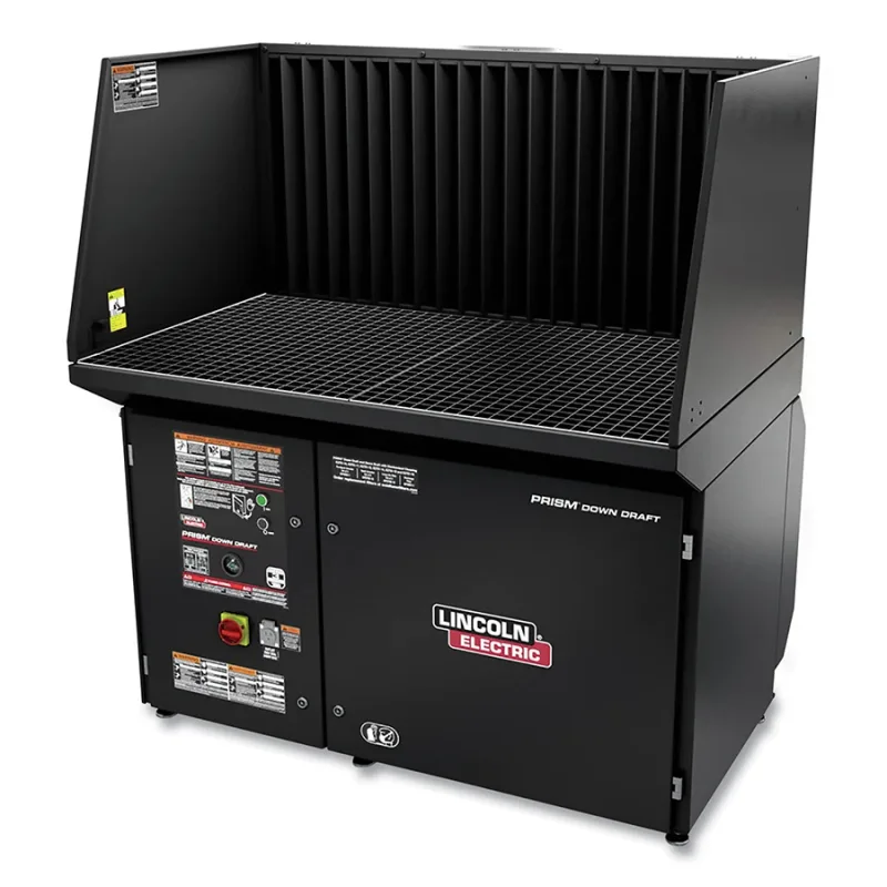Prism® Mobile Down Draft Table, 61.6 in H x 54.7 in W x 3.2 in D, 208-230/460/3/60