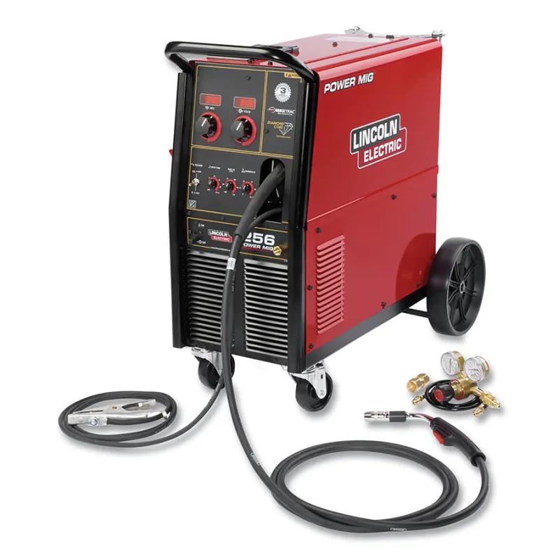 POWER MIG® 256 MIG Welder, 300 A, 15 ft L cable, Single-Phase