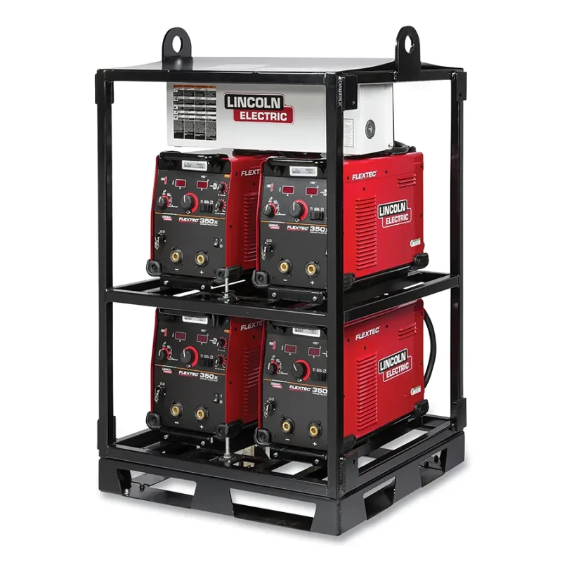 Flextec® 350X Construction 4-Pack Rack, 425 A, 380 to 575 V