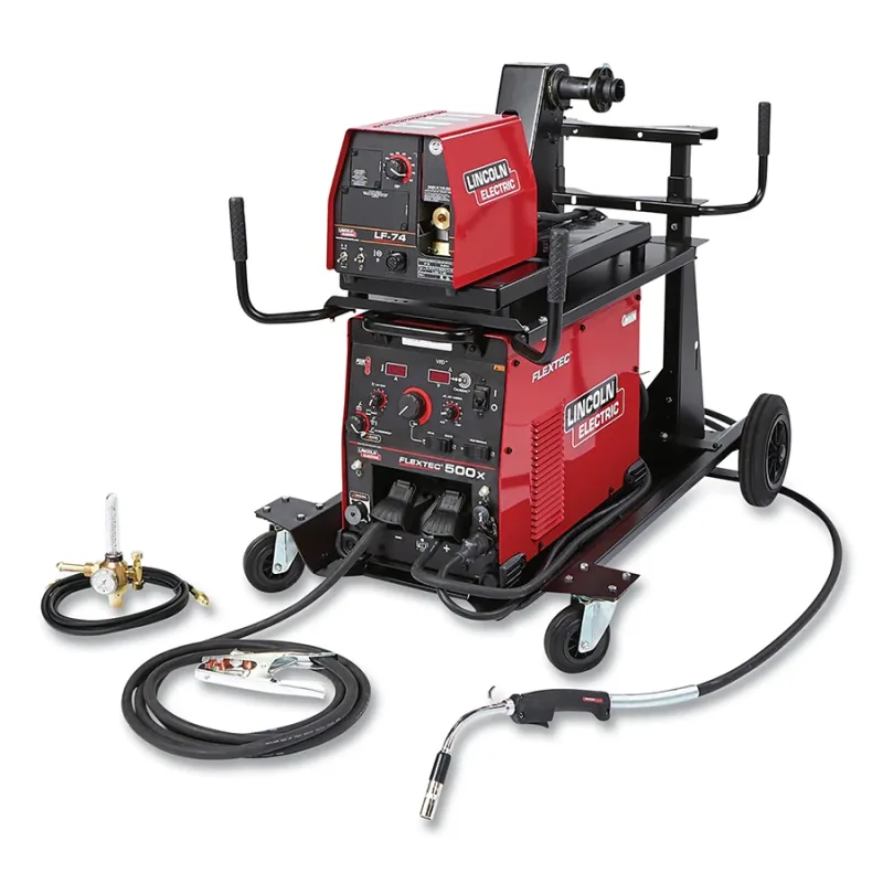 Flextec® 500X/ LF-74 Heavy Duty Ready-Pak® Multi-Process Welder, 500 A, 380 to 575 V
