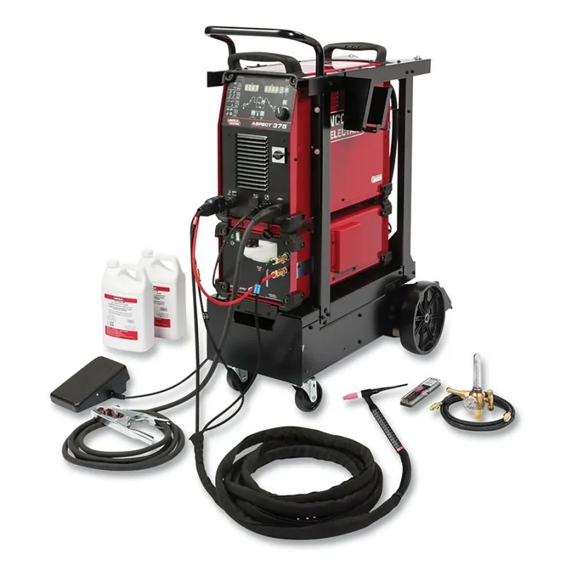 Aspect® 375 AC/DC TIG Welder Ready-Pak®, 45 in L, 200 to 600 V