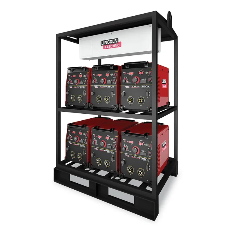 Flextec® 350X Construction 6-Pack Rack, 425 A, 380 to 575 V