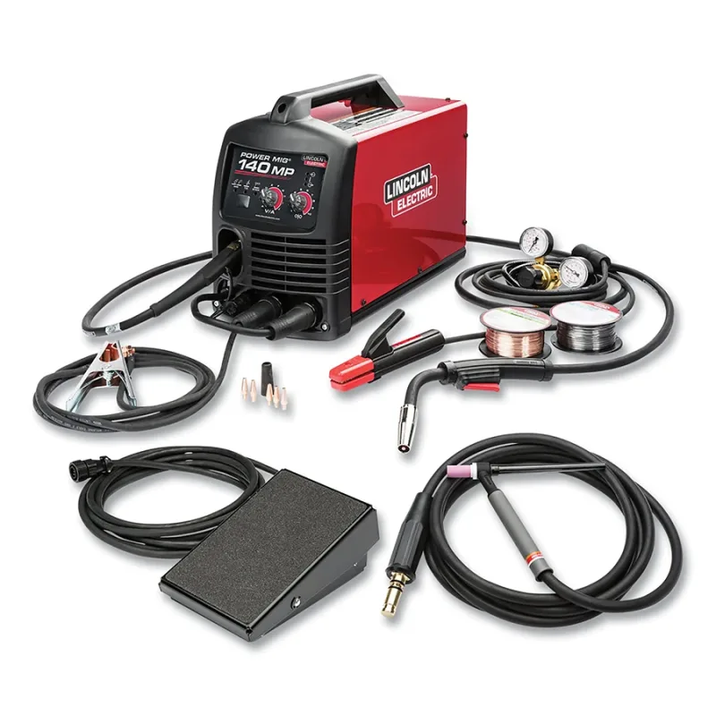 POWER MIG® 140 MP® Multi-Process Welder TIG One-Pak®, 140 A, 120 V