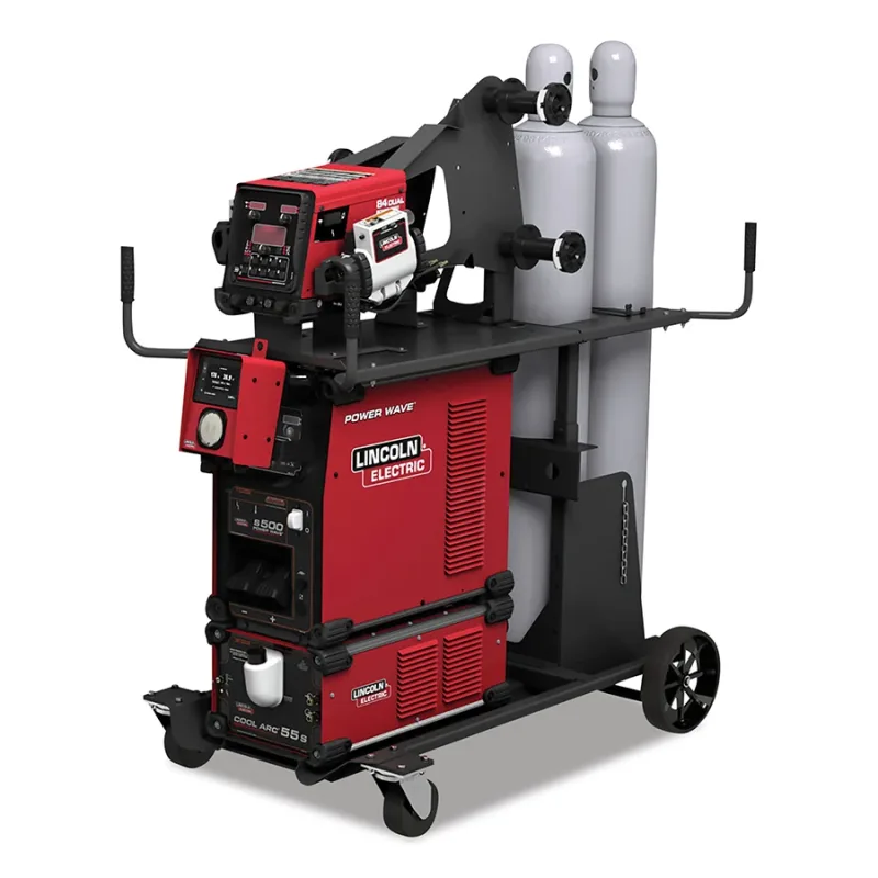 HyperFill® Reveal™ Power Feed® 84 Dual Ready-Pak® Multi-Process Welder, Dual Cart, 550 A
