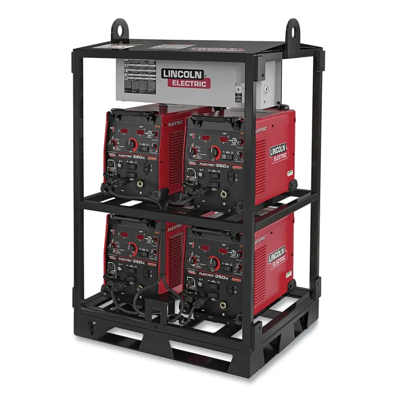 Flextec® 350X PowerConnect® 4-Pack Rack, 350 A, 200 to 575 V