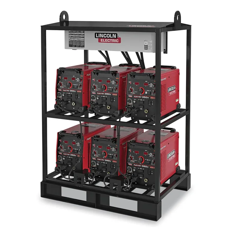 Flextec® 350X PowerConnect® 6-Pack Rack, 350 A, 200 to 600 V